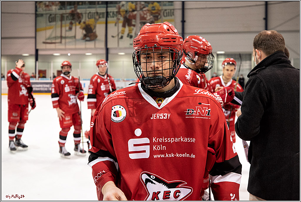 U20-DNL Meisterschaftsfinale;  Koelner Junghaie - Eisbaeren Juniors Berlin; Koeln, 27.03.2022